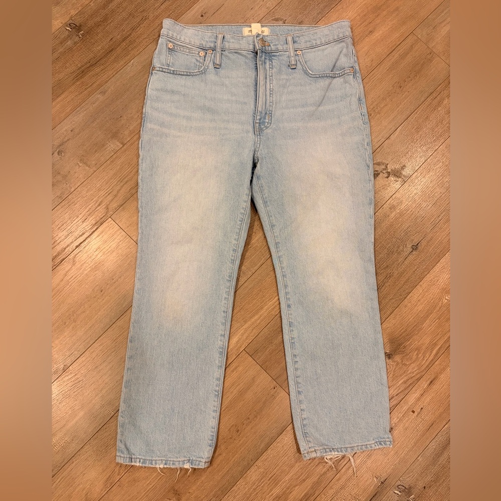Madewell Light Blue Women's Slim Demi- Boot Jeans- Size 30 Petite